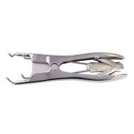 Metal castration ring applicator