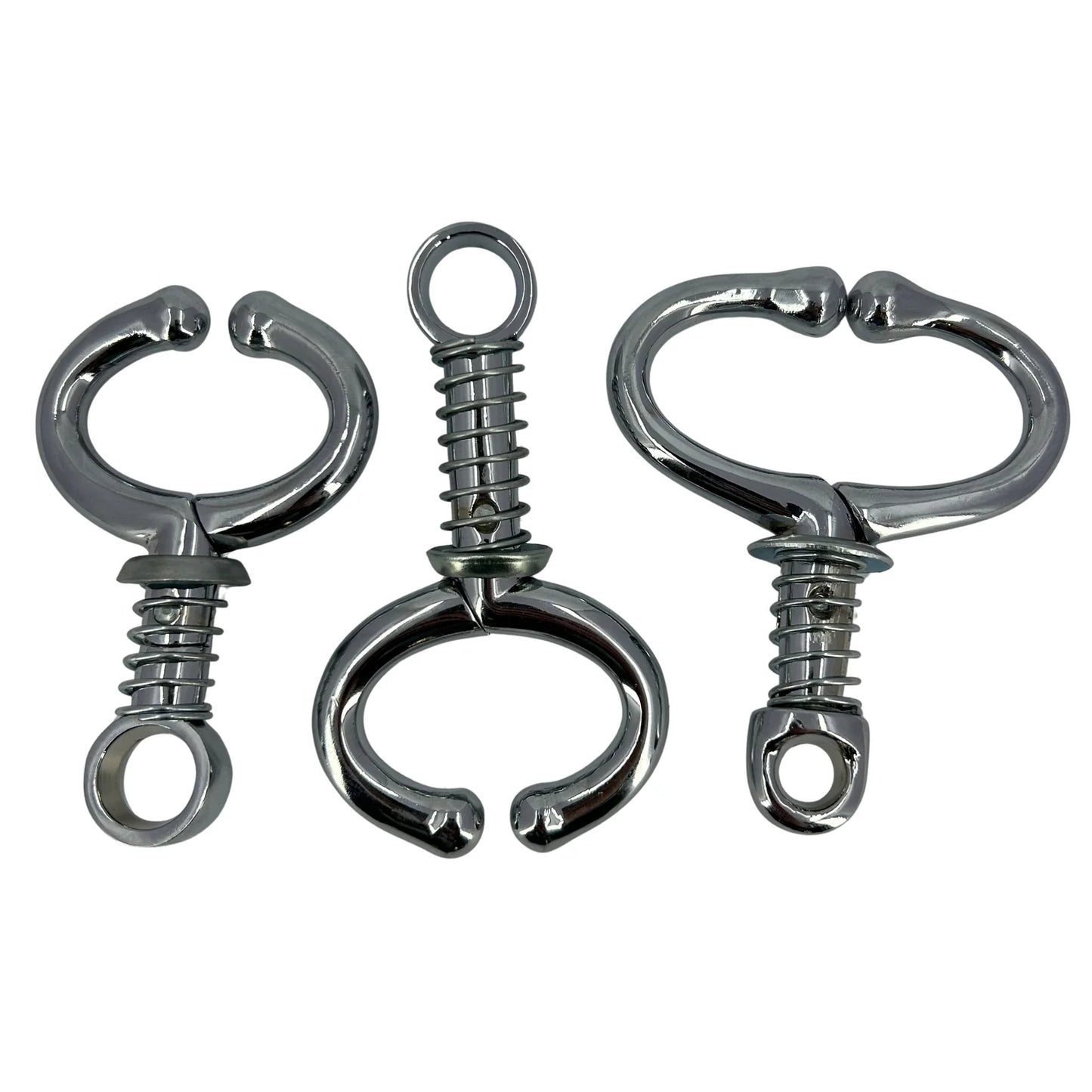 Stainless Steel Bull Nose Ring With Spring