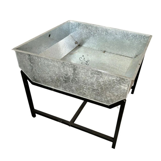 2 by 2 Feet Square Feeder with Stand for Goats