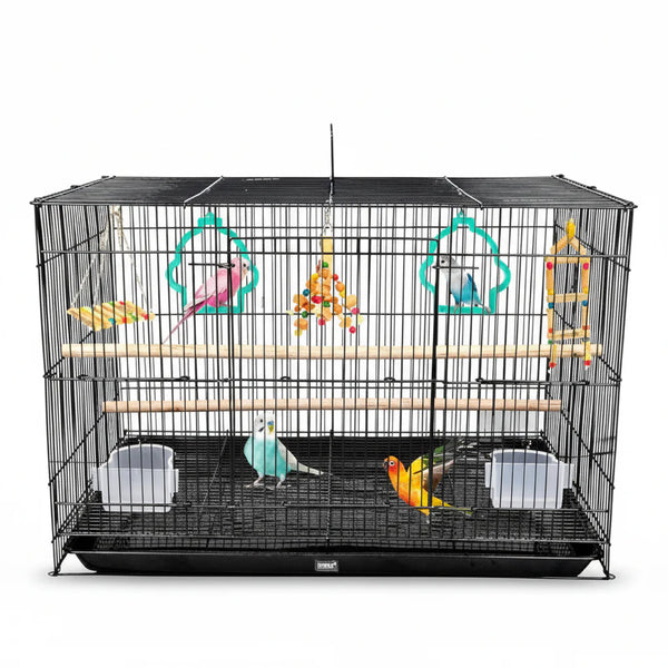Customised Iron Cages with Accessories & Toys for Birds, Livestock & Pets
