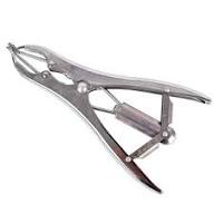 Metal castration ring applicator