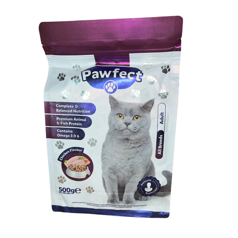 Pawfect Adult Cat Feed 500g