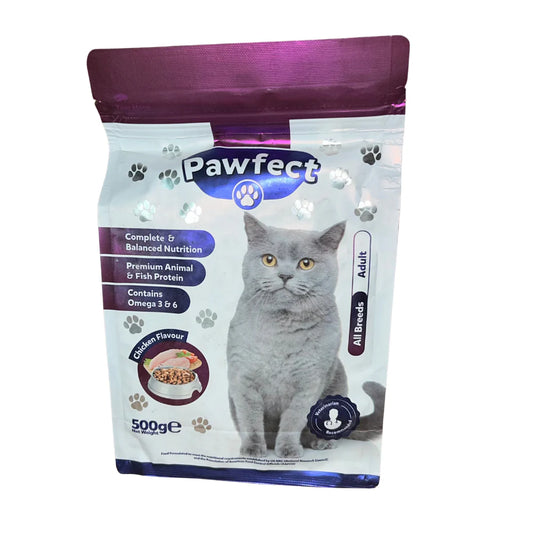 Pawfect Adult Cat Feed 500g