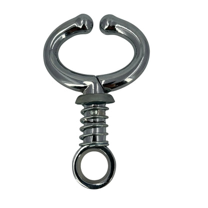 Stainless Steel Bull Nose Ring With Spring