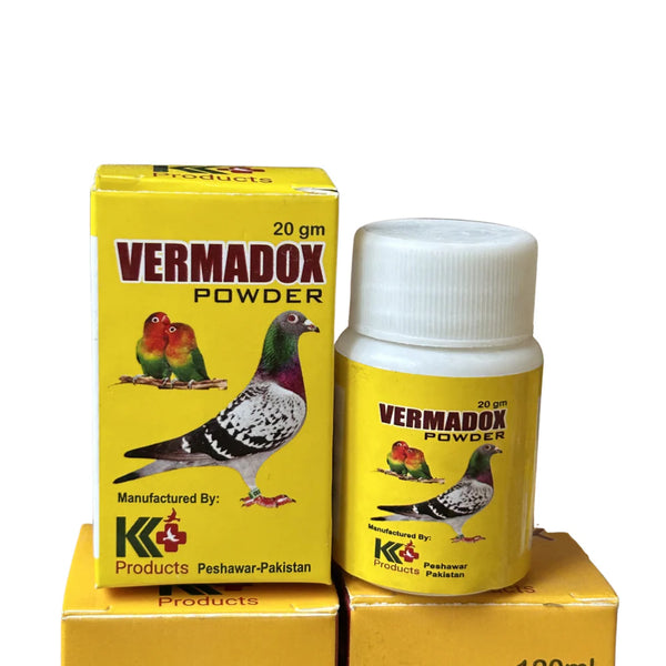 Vermadox Powder (پرندوں کے پیٹ کے کیڑے ختم کرنے کی دوا)