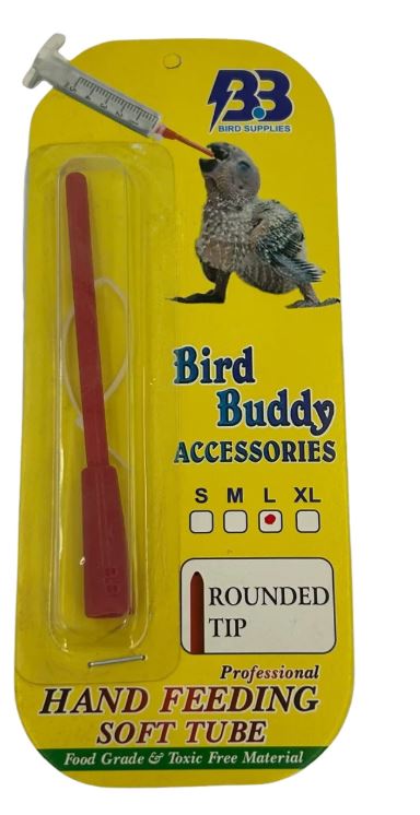 Red Soft Feeding Tube